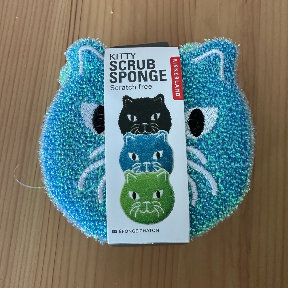 Kitty Scrub Sponge 3pack